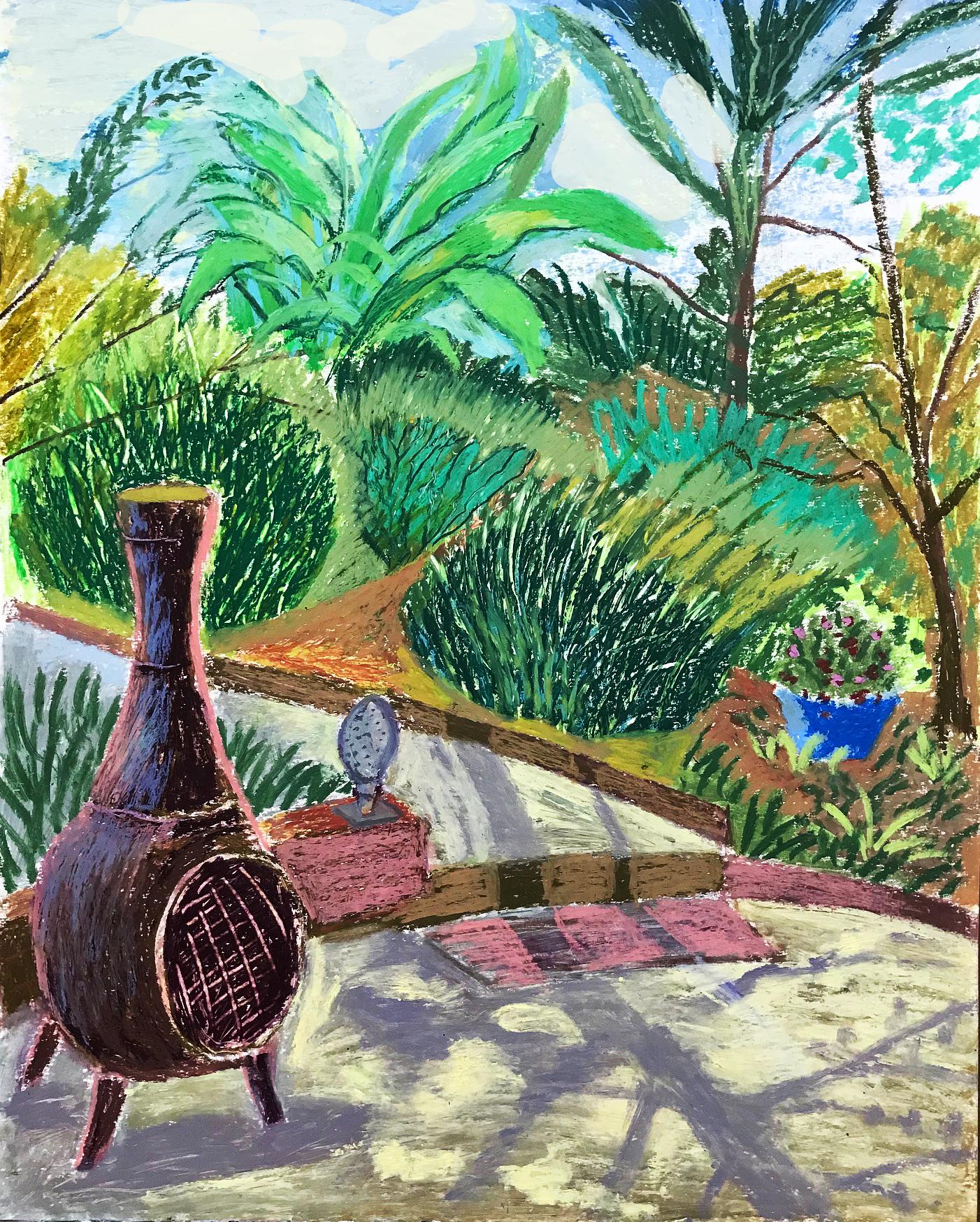 Garden with Heater