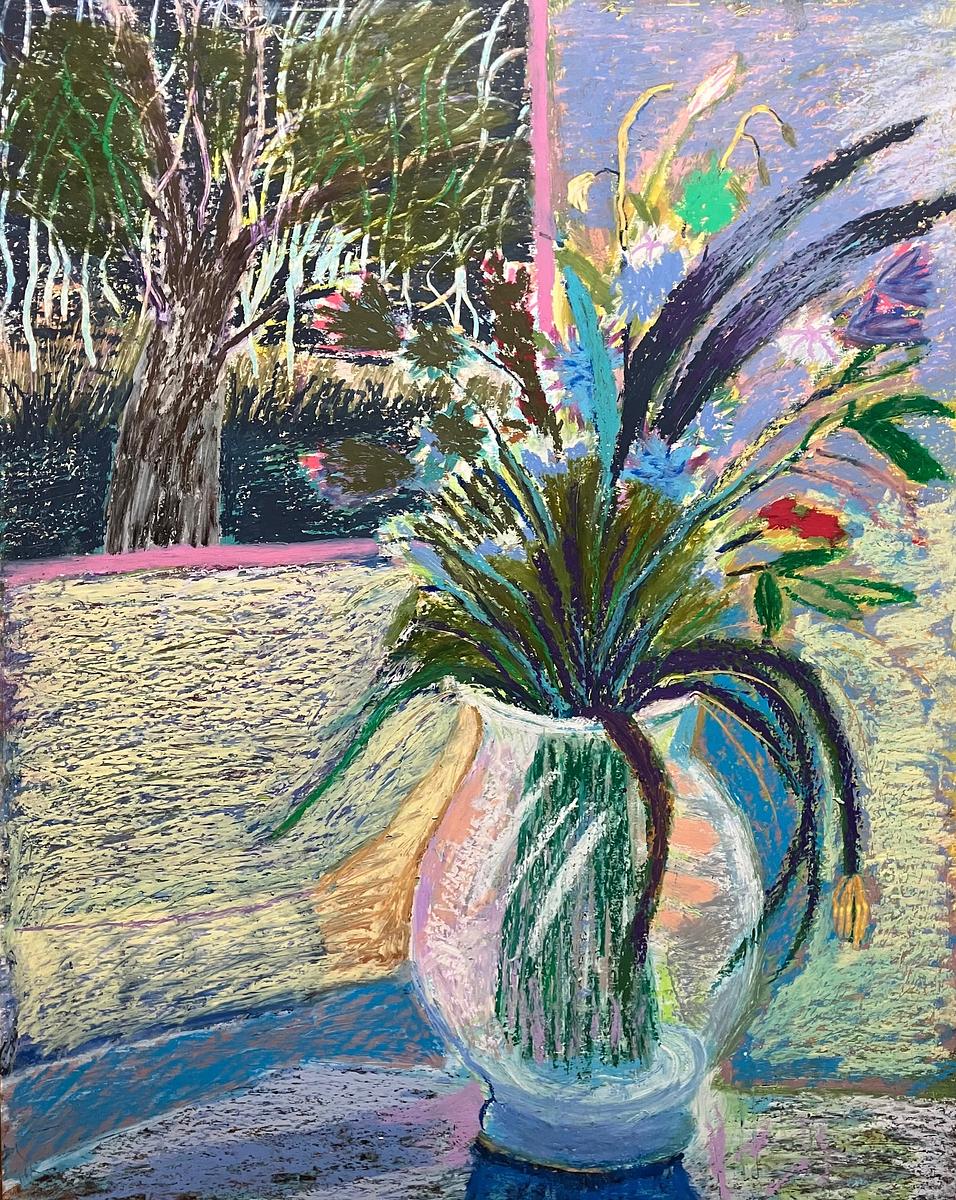 Still Life Hand Holding Vase