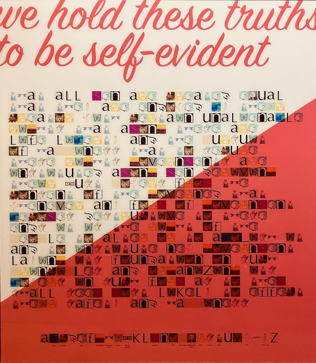 Declaration with Red Shadow