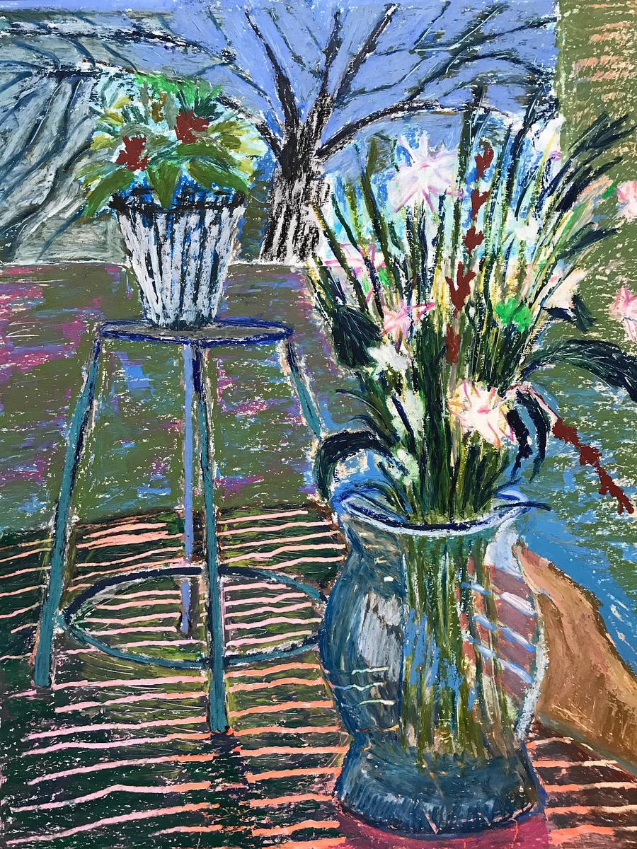 Holding a Glass Vase