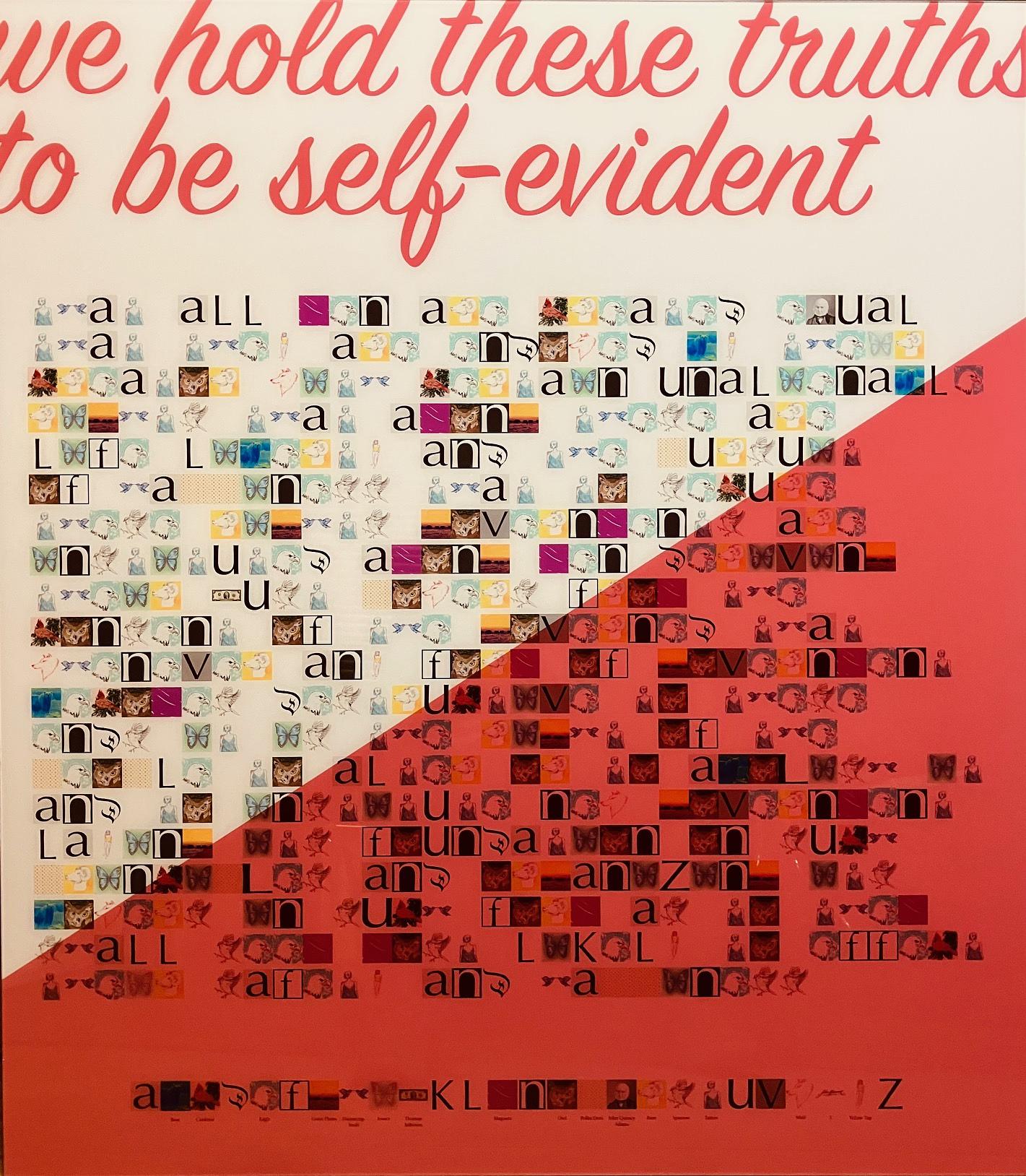 Declaration with Red Shadow